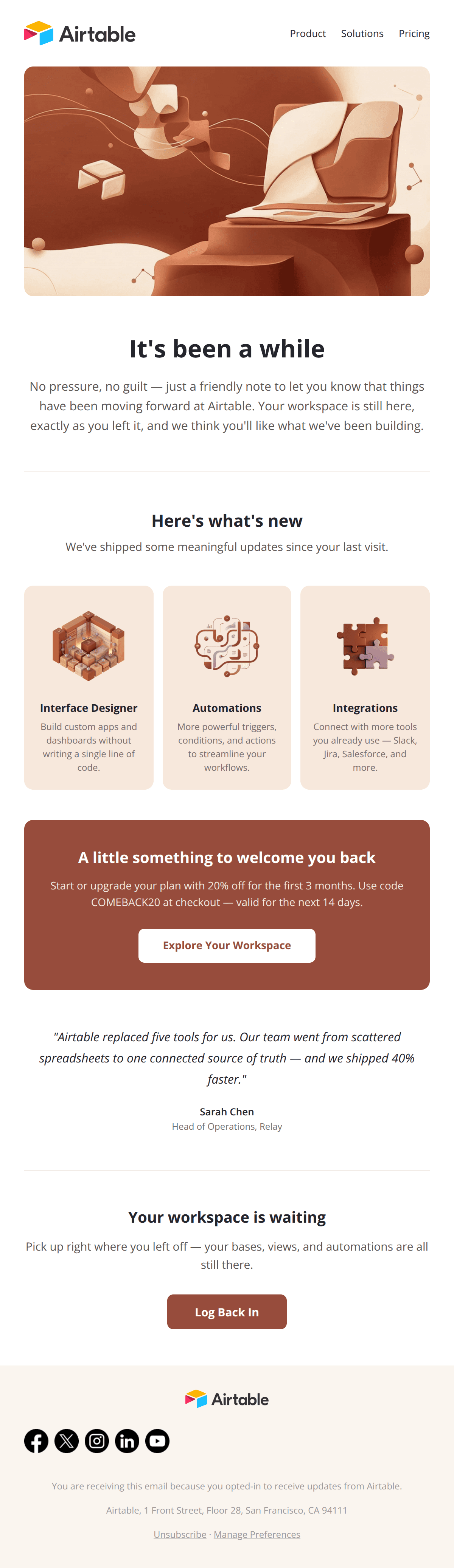 re-engagement design