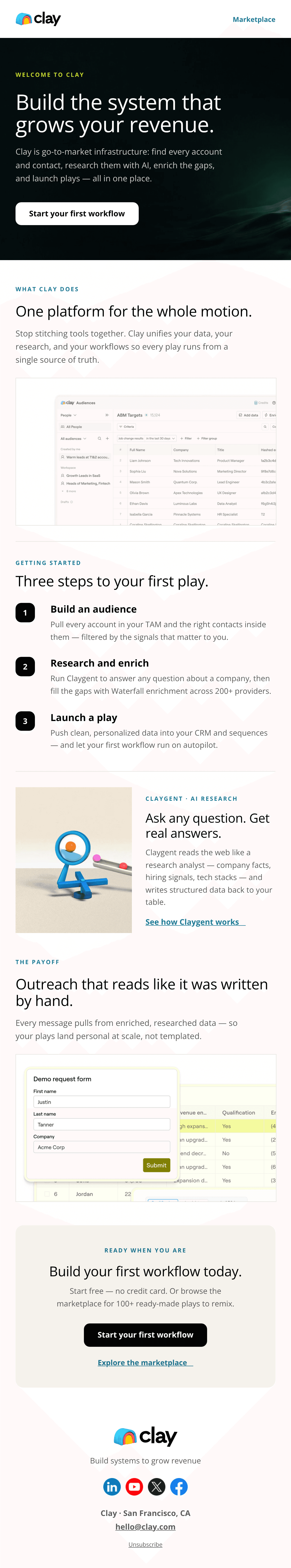Editorial Authority email design