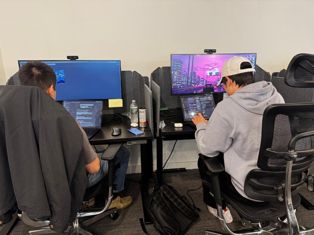 Our mighty Brew team heads-down in the launch war room